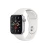 Apple Watch S5 40MM Silver with White Sport Band MWV62IDA Side