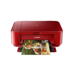 Canon Pixma MG3670 Red Multifunction Inkjet Printer Front