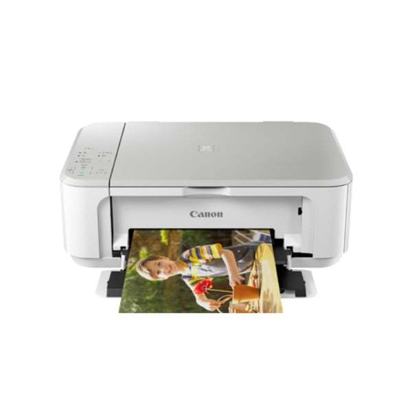 Canon Pixma MG3670 White Multifunction Inkjet Printer Front Other