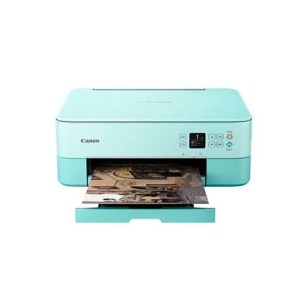 Canon Pixma TS5370 Multifunction Inkjet Printer Green Front Other